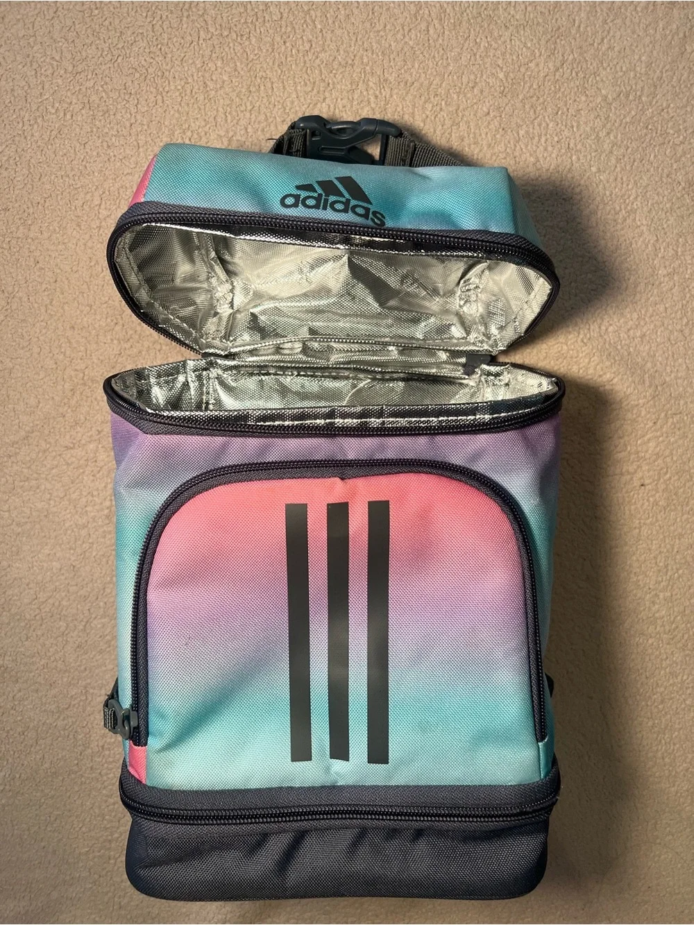 adidas hombre lunch box - Pink & Teal